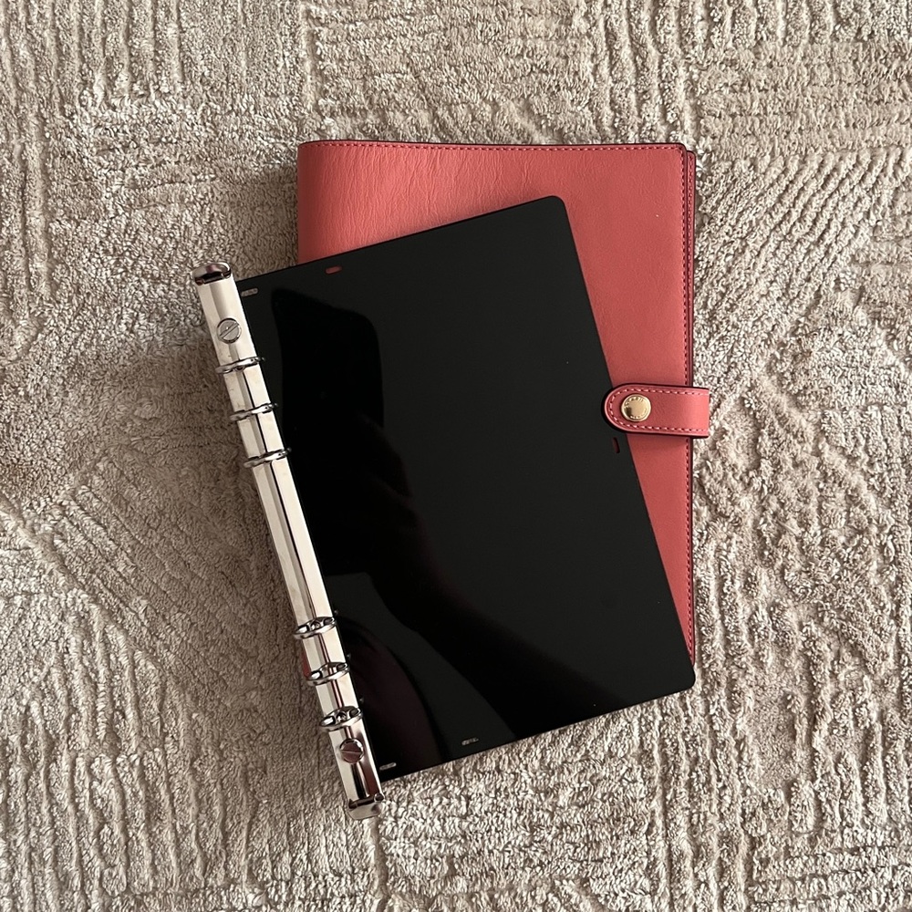 Gold ✨ COACH A5 Binder Adapter Insert for Converting to Planners and Agendas